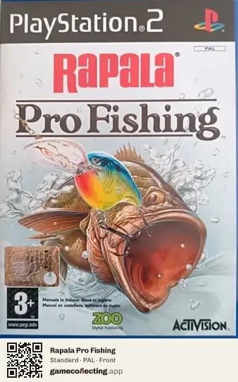 Rapala Pro Fishing PlayStation 2, PAL box front