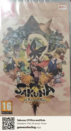 Sakuna: Of Rice and Ruin Nintendo Switch, France box front