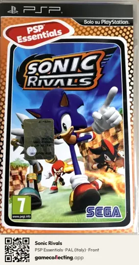 Sonic Rivals PlayStation Portable, Italy box front