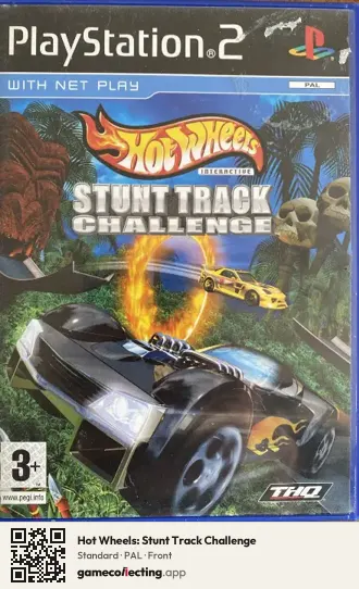 Hot Wheels: Stunt Track Challenge PlayStation 2, PAL box front