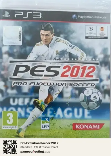 Pro Evolution Soccer 2012 PlayStation 3, France box front