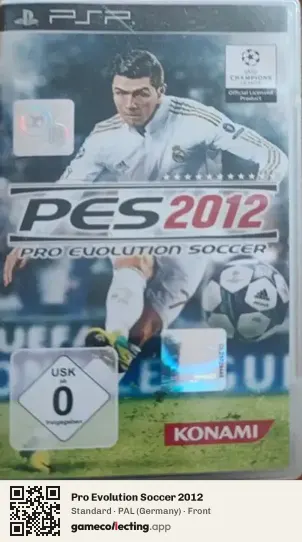 Pro Evolution Soccer 2012 PlayStation Portable, Germany box front