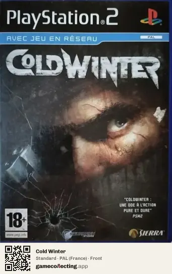 Cold Winter PlayStation 2, France box front