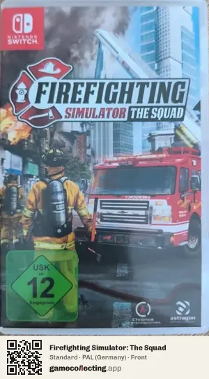 Firefighting Simulator: The Squad Nintendo Switch, Germany box front