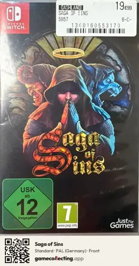 Saga of Sins Nintendo Switch, Germany box front