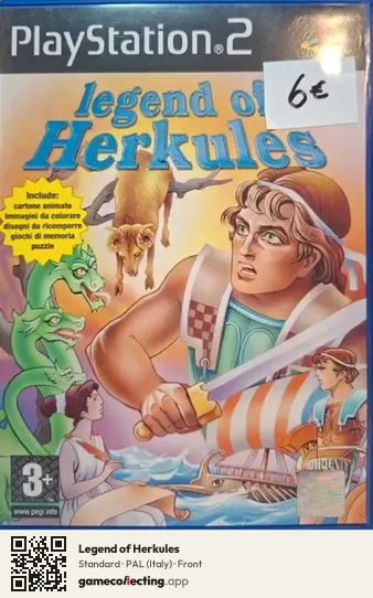 Legend of Herkules PlayStation 2, Italy box front