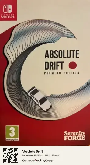 Absolute Drift Nintendo Switch, PAL box front