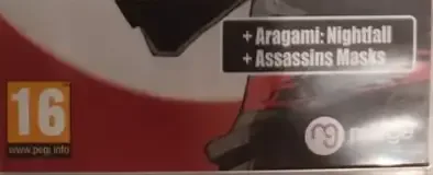 Aragami, the PEGI square on its front