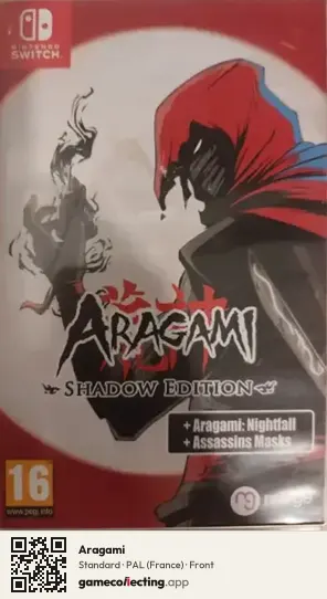 Aragami Nintendo Switch, France box front