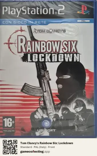 Tom Clancy's Rainbow Six: Lockdown PlayStation 2, Italy box front