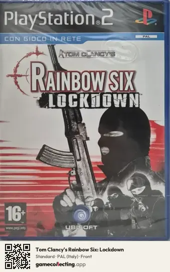 Tom Clancy's Rainbow Six: Lockdown PlayStation 2, Italy box front