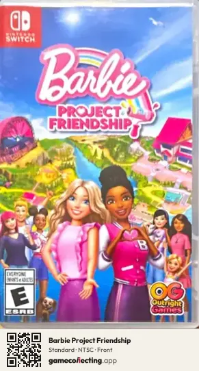 Barbie Project Friendship Nintendo Switch, NTSC box front