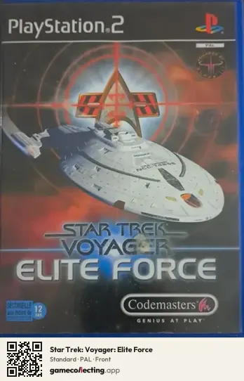 Star Trek: Voyager: Elite Force PlayStation 2, PAL box front