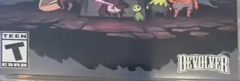 Death's Door, the ESRB box on its front