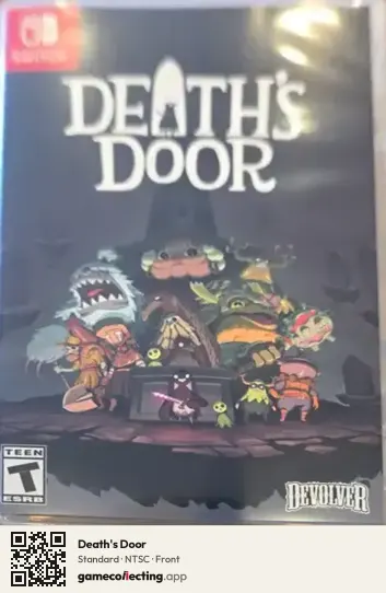 Death's Door Nintendo Switch, NTSC box front