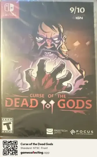 Curse of the Dead Gods Nintendo Switch, NTSC box front
