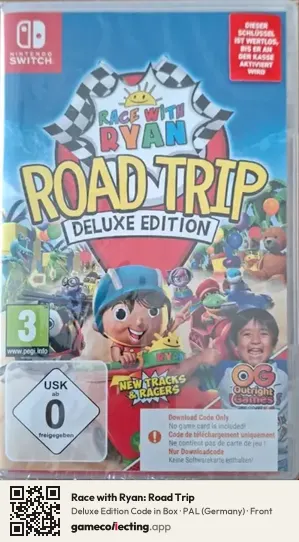 Race with Ryan: Road Trip Nintendo Switch, Germany box front