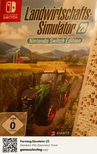 Farming Simulator 23 Nintendo Switch, Germany box front