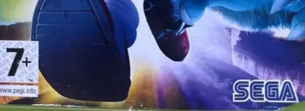 Sonic Unleashed, the PEGI square on its front
