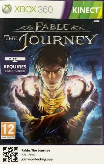 Fable: The Journey Xbox 360, PAL box front