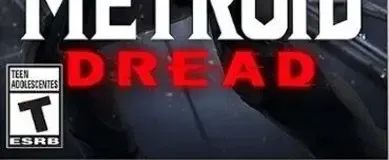 Metroid Dread, the ESRB box on its front