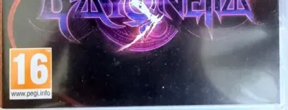 Bayonetta, the PEGI square on its front