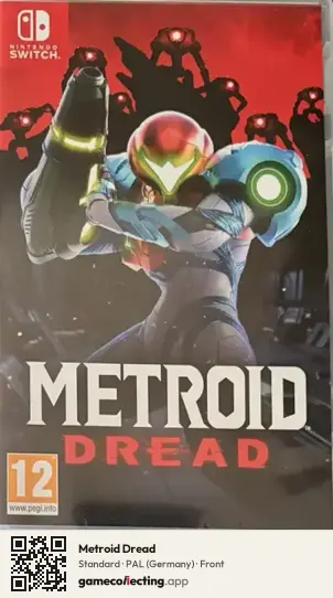 Metroid Dread Nintendo Switch, Germany box front