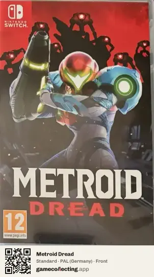 Metroid Dread Nintendo Switch, Germany box front