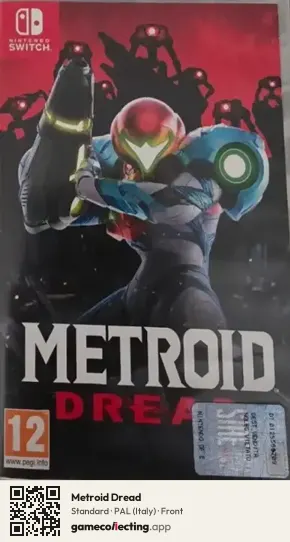 Metroid Dread Nintendo Switch, Italy box front
