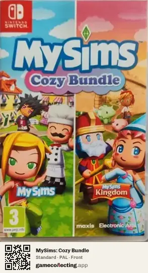 MySims: Cozy Bundle Nintendo Switch, PAL box front