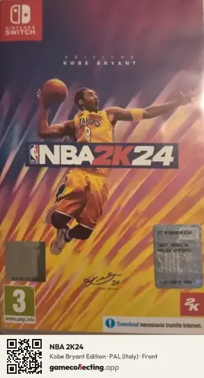 NBA 2K24 Nintendo Switch, Italy box front