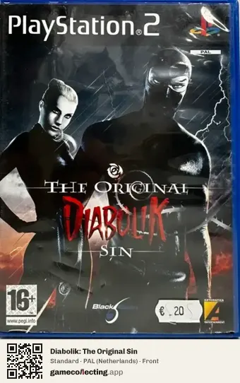 Diabolik: The Original Sin PlayStation 2, Netherlands box front
