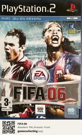FIFA 06 PlayStation 2, France box front