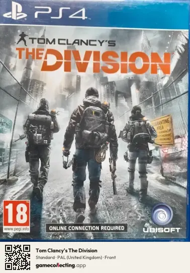 Tom Clancy's The Division PlayStation 4, United Kingdom box front