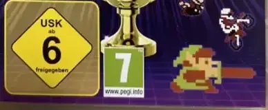 Nintendo World Championships: NES Edition, the USK square on its front