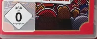Paper Mario: The Thousand-Year Door, the USK square on its front