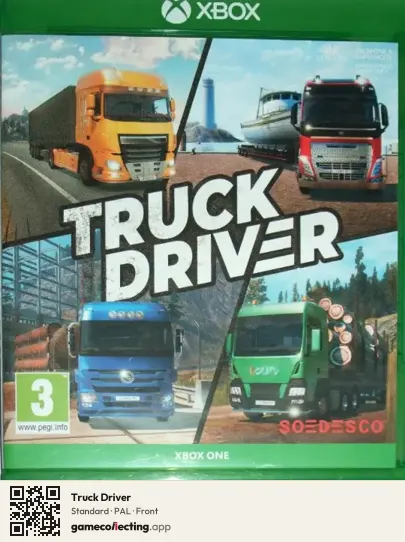Truck Driver Xbox One, PAL box front