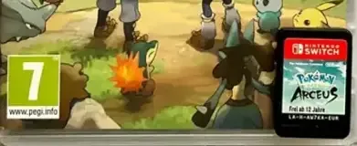 Pokémon Legends: Arceus, the USK square on its front
