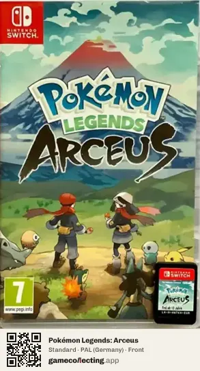 Pokémon Legends: Arceus Nintendo Switch, Germany box front