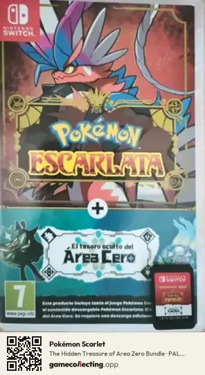 Pokémon Scarlet Nintendo Switch, Spain box front