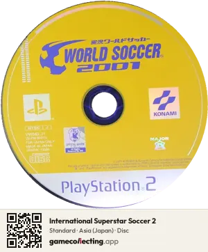 International Superstar Soccer 2 PlayStation 2, Asia disc