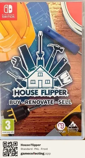 House Flipper Nintendo Switch, PAL box front