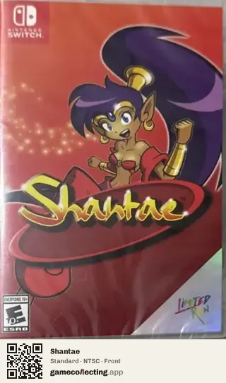 Shantae Nintendo Switch, NTSC box front