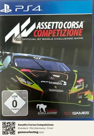 Assetto Corsa Competizione PlayStation 4, Germany box front