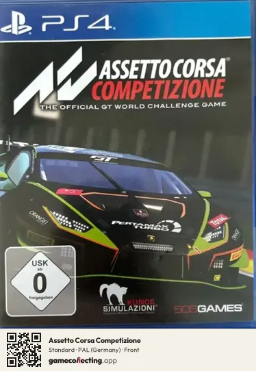 Assetto Corsa Competizione PlayStation 4, Germany box front