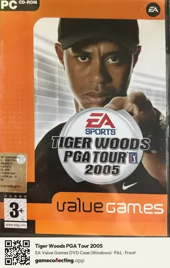 Tiger Woods PGA Tour 2005 Computer, PAL box front