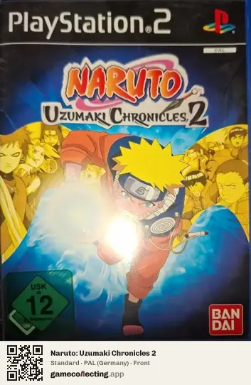 Naruto: Uzumaki Chronicles 2 PlayStation 2, Germany box front