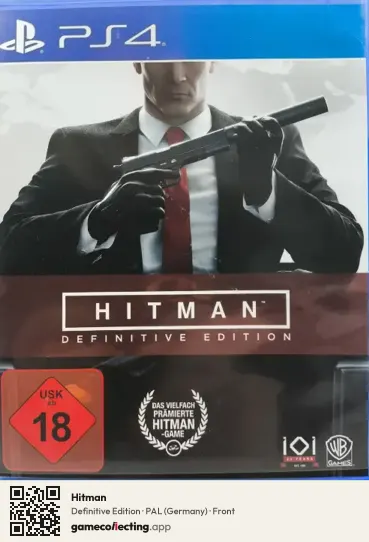Hitman PlayStation 4, Germany box front