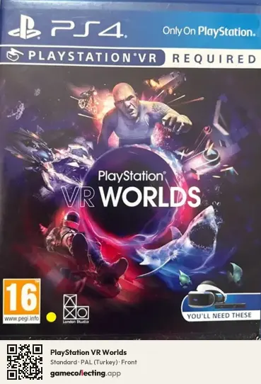 PlayStation VR Worlds PlayStation 4, Turkey box front