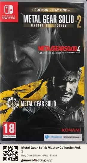 Metal Gear Solid: Master Collection Vol. 1 Nintendo Switch, PAL box front